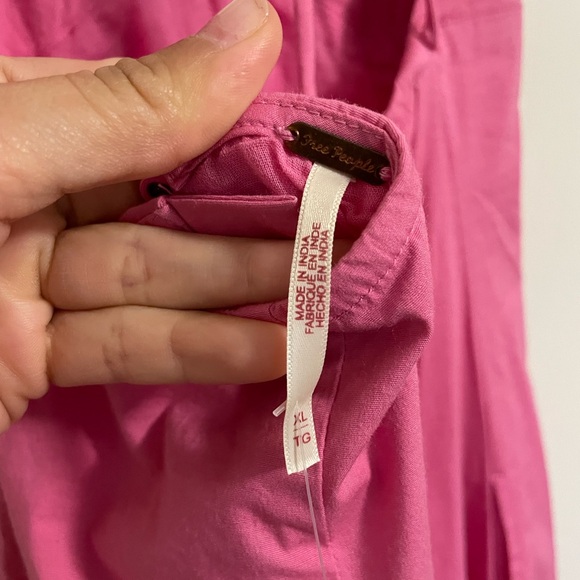 NWT Free People - Finer Things Midi Pink Dress - Picture 5 of 11